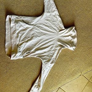 EUC lululemon heathered tan Rest Day Hoodie Cowl Neck size 10